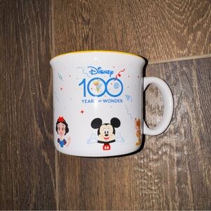 Disney White and Yellow 100 Years Mug